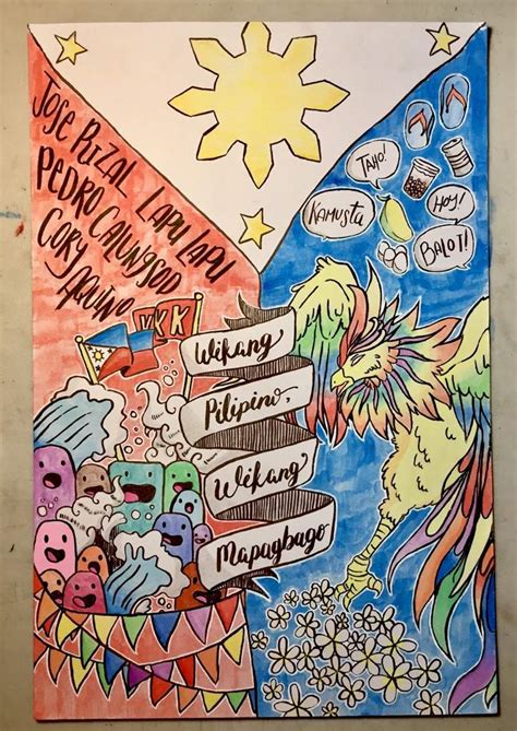 School Project Poster Making Buwan ng Wika  .